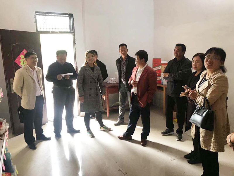 县政协，农业局，水利局领导调研爱心购扶贫项目